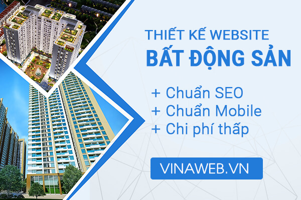 Báo giá thiết kế website bất động sản